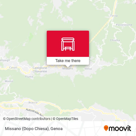 Missano (Dopo Chiesa) map