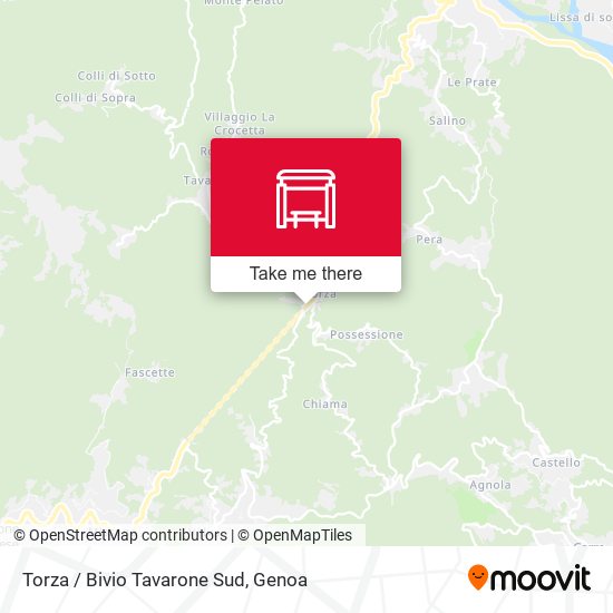 Torza / Bivio Tavarone Sud map