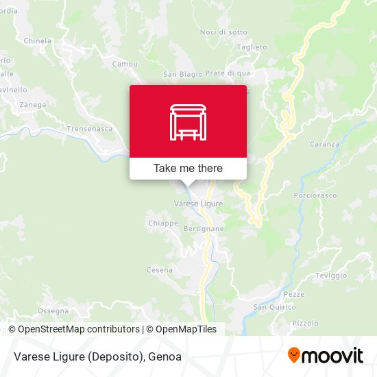 Varese Ligure (Deposito) map
