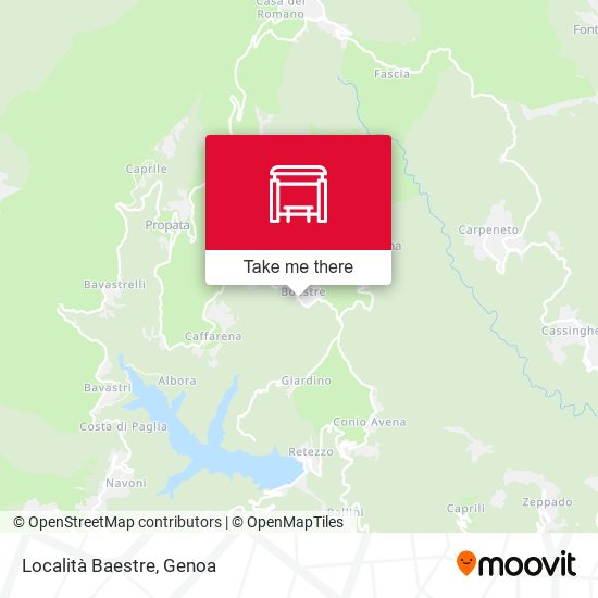 Località Baestre map