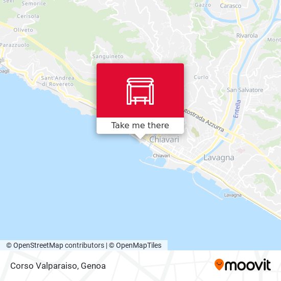 Corso Valparaiso map