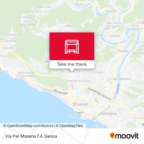 Via Per Maxena F.4 map