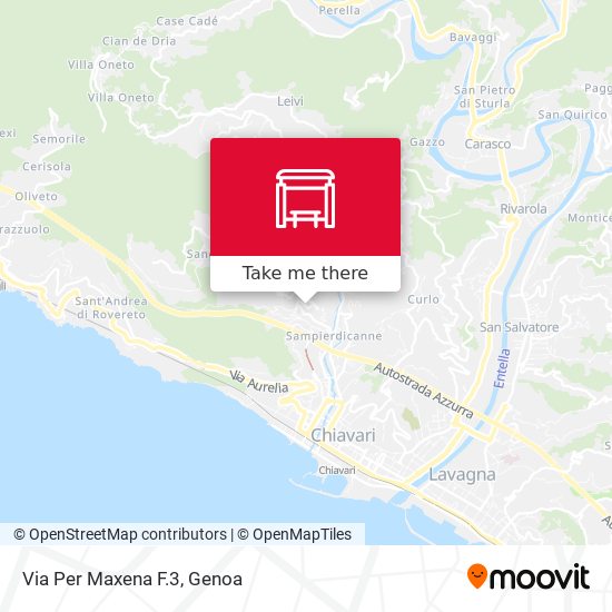 Via Per Maxena F.3 map