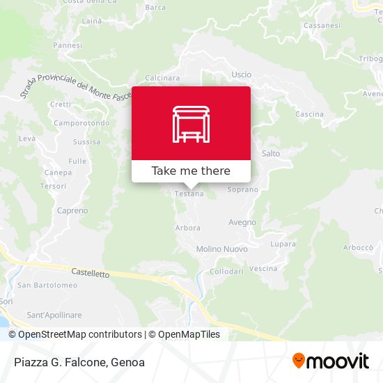 Piazza G. Falcone map