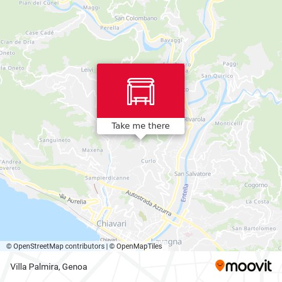 Villa Palmira map