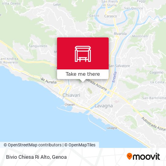 Bivio Chiesa Ri Alto map