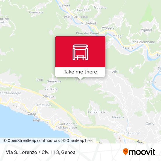 Via S. Lorenzo / Civ. 113 map