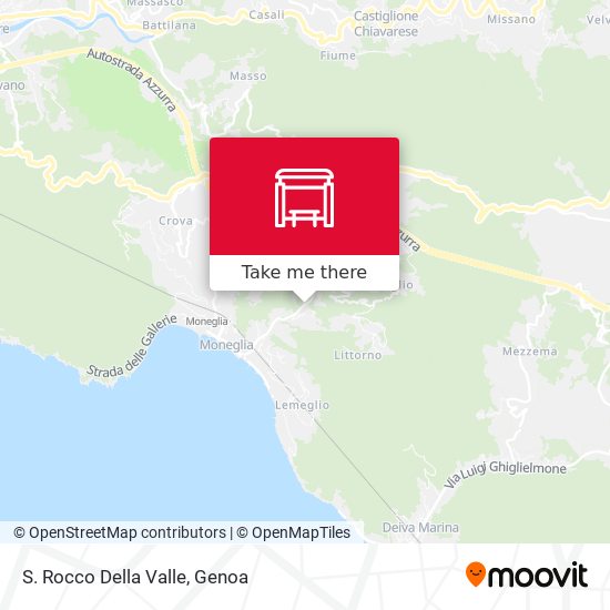 S. Rocco Della Valle map
