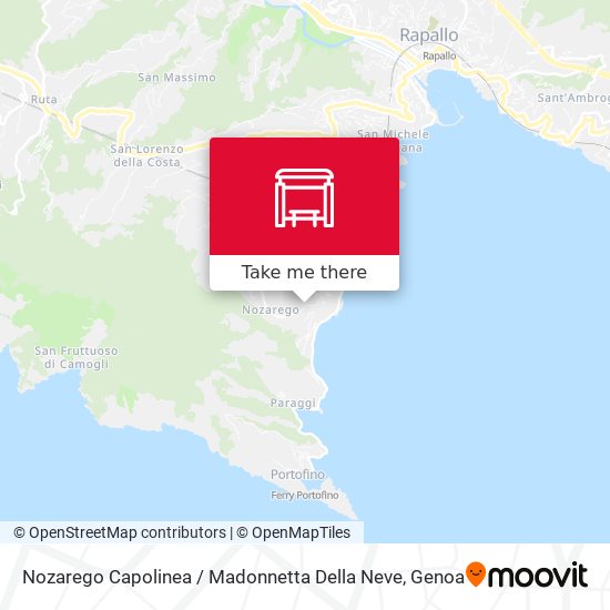 Nozarego Capolinea / Madonnetta Della Neve map