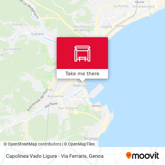 Capolinea Vado Ligure - Via Ferraris map