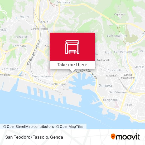 San Teodoro/Fassolo map