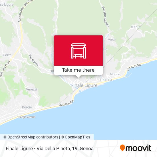 Finale Ligure - Via Della Pineta, 19 map