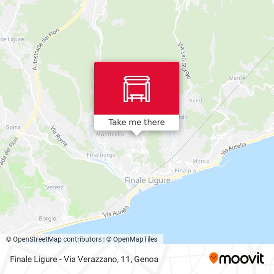 Finale Ligure - Via Verazzano, 11 map