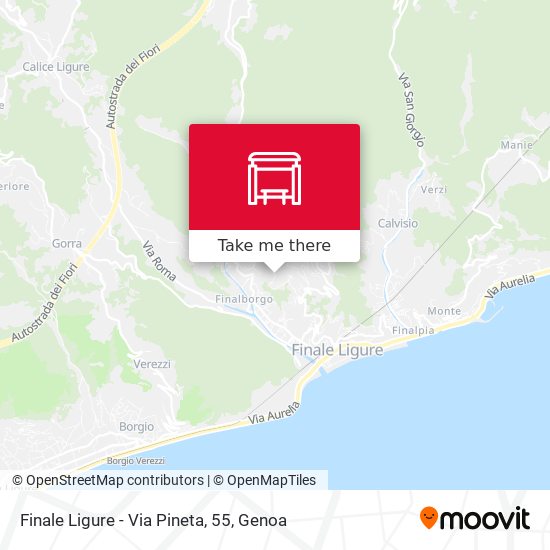 Finale Ligure - Via Pineta, 55 map