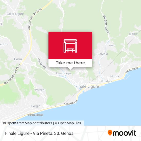Finale Ligure - Via Pineta, 30 map
