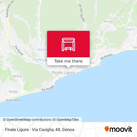 Finale Ligure - Via Caviglia, 48 map