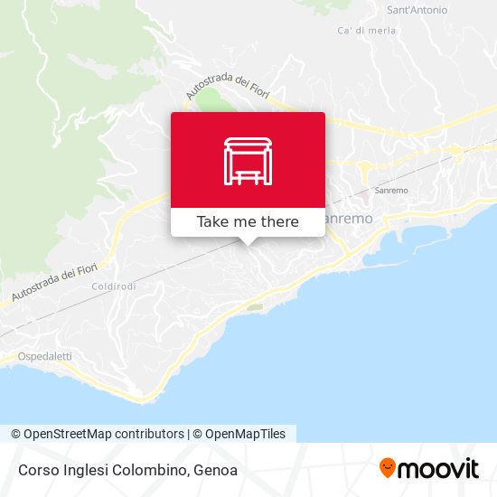 Corso Inglesi Colombino map