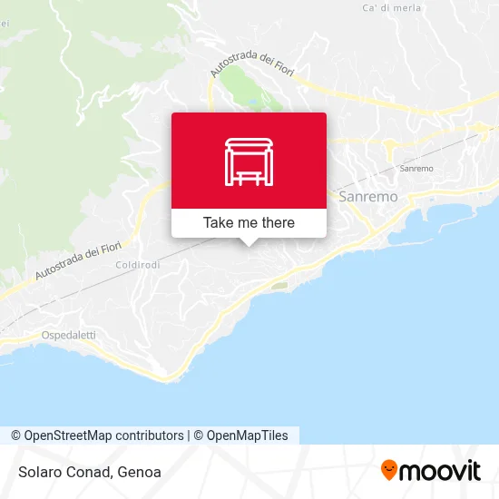 Solaro Conad map