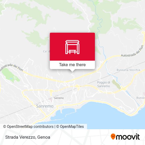 Strada Verezzo map