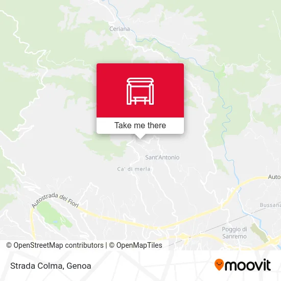 Colma Road map