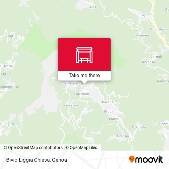 Bivio Liggia Chiesa map