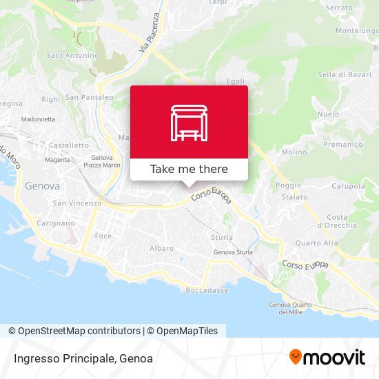 Ingresso Principale map