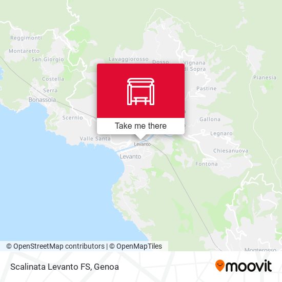 Scalinata Levanto FS map