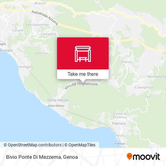 Bivio Ponte Di Mezzema map
