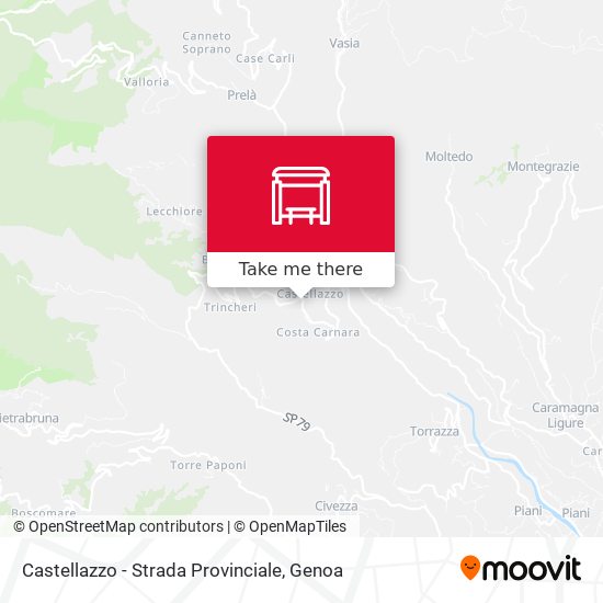 Castellazzo - Strada Provinciale map