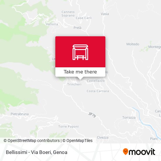 Bellissimi - Via Boeri map