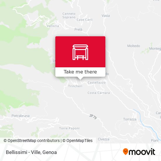 Bellissimi - Ville map