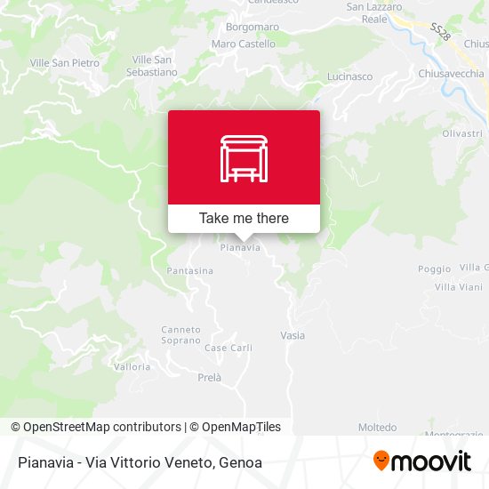 Pianavia - Via Vittorio Veneto map