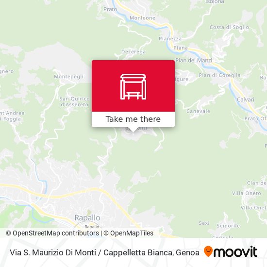 Via S. Maurizio Di Monti / Cappelletta Bianca map