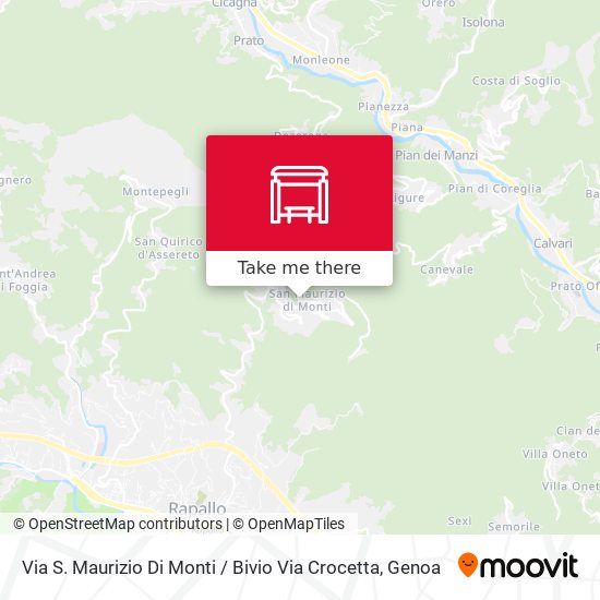 Via S. Maurizio Di Monti / Bivio Via Crocetta map