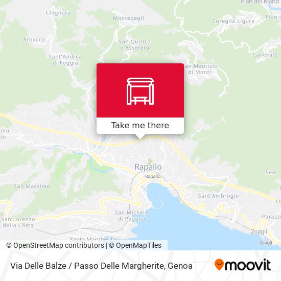 Via Delle Balze / Passo Delle Margherite map