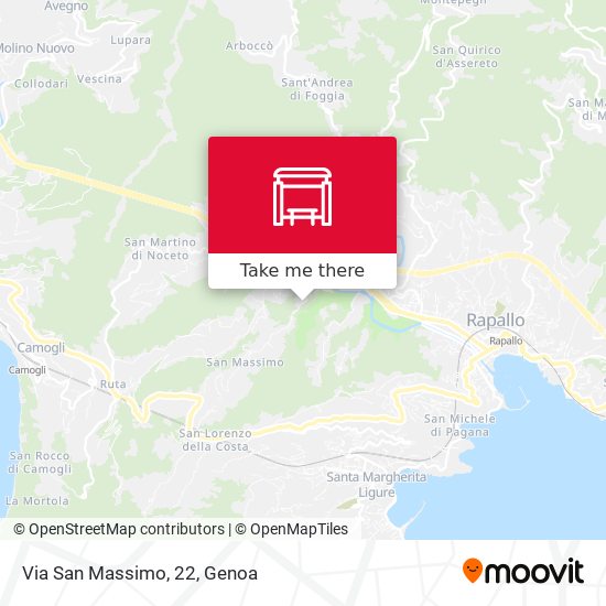 Via San Massimo, 22 map
