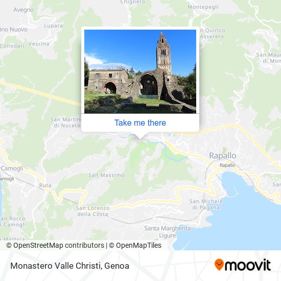 Monastero Valle Christi map