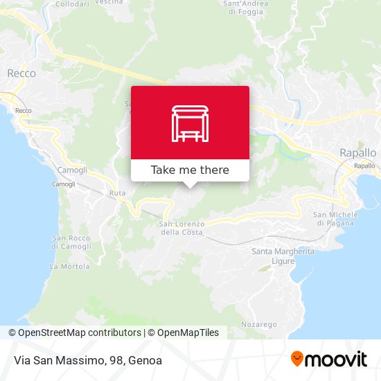 Via San Massimo, 98 map