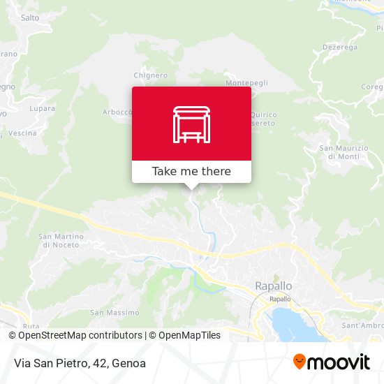 Via San Pietro, 42 map