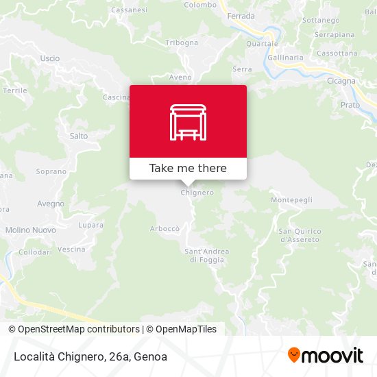 Località Chignero, 26a map