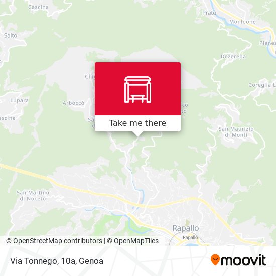 Via Tonnego, 10a map