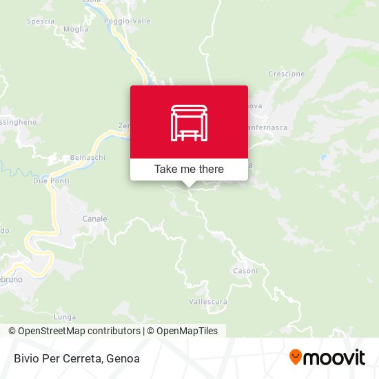 Bivio Per Cerreta map