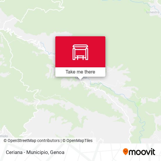 Ceriana - Municipio map