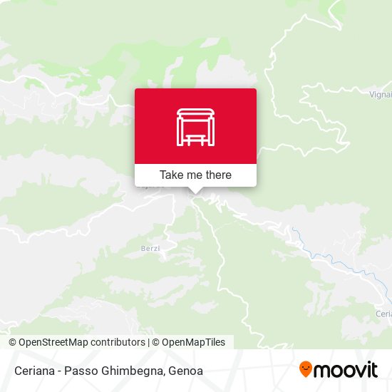 Ceriana - Passo Ghimbegna map