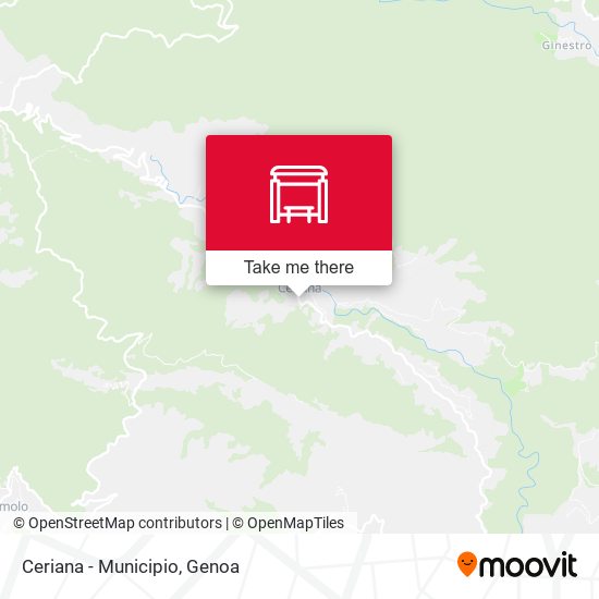 Ceriana - Municipio map