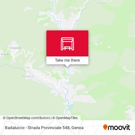 Badalucco - Strada Provinciale 548 map