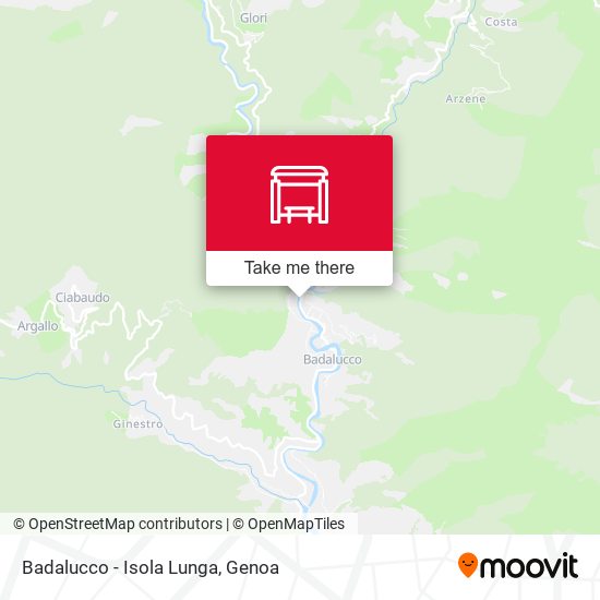 Badalucco - Isola Lunga map