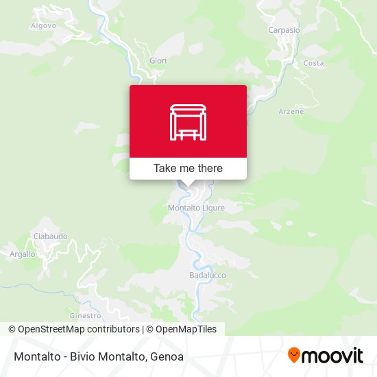 Montalto - Bivio Montalto map