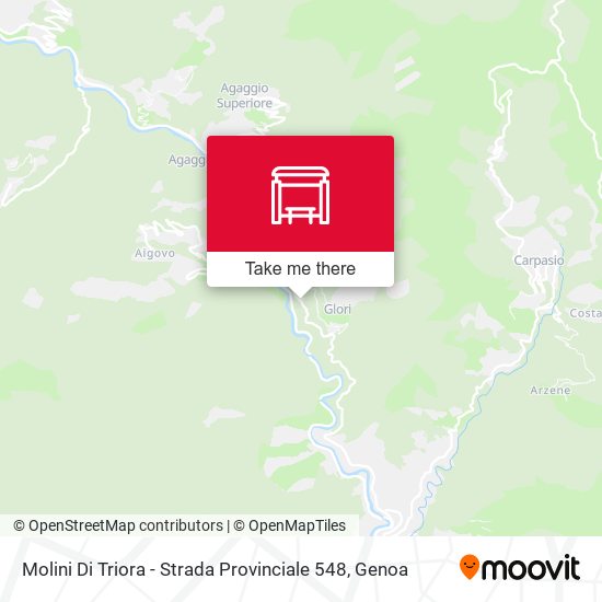 Molini Di Triora - Strada Provinciale 548 map