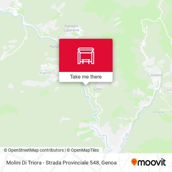 Molini Di Triora - Strada Provinciale 548 map